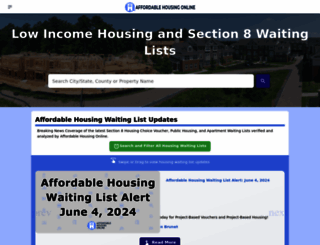 affordablehousingonline.com screenshot