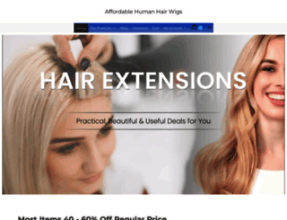 affordablehumanhairwigs.com screenshot
