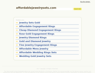 affordablejewelrysets.com screenshot
