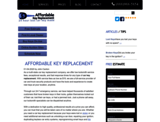 affordablekeyreplacement.com screenshot