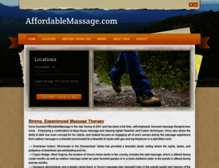 affordablemassage.com screenshot