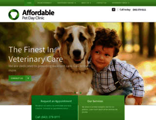 affordablepetdayclinic.com screenshot