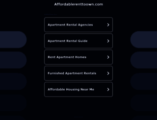 affordablerenttoown.com screenshot