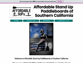 affordablestanduppaddleboards.com screenshot