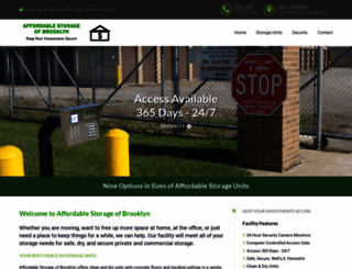 affordablestorageofbrooklyn.com screenshot