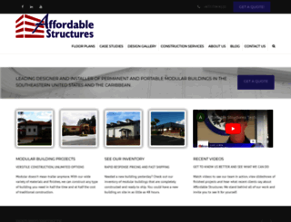 affordablestructures.com screenshot