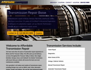 affordabletransrepair.com screenshot