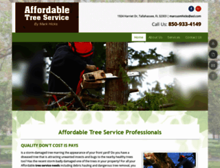 affordabletreeservicetallahassee.com screenshot