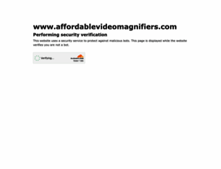 affordablevideomagnifiers.com screenshot