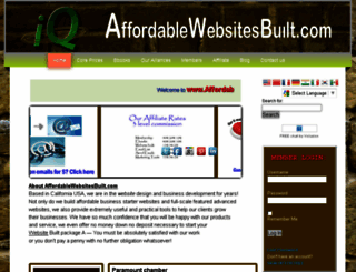affordablewebsitesbuilt.com screenshot