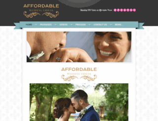 affordableweddingvideos.net screenshot