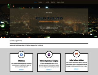 afghandevelopers.com screenshot