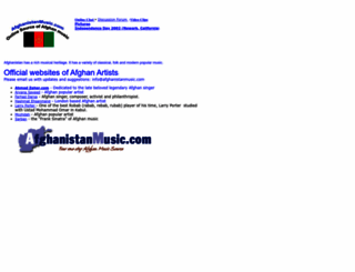 afghanistanmusic.com screenshot