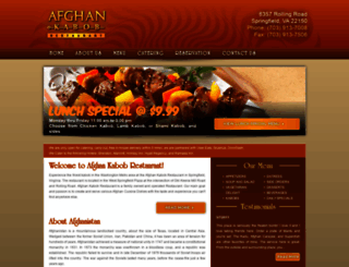 afghankabobrestaurant.com screenshot
