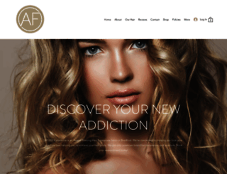 afhairextensions.co.uk screenshot