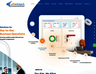 afiinfotech.com screenshot