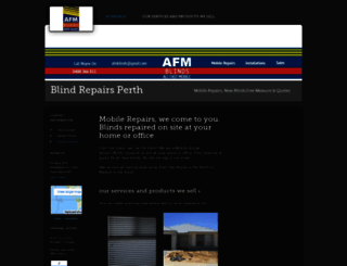 afm-blinds.com screenshot