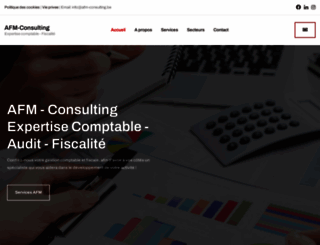 afm-consulting.be screenshot