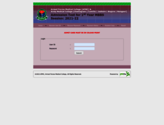 afmc.teletalk.com.bd screenshot