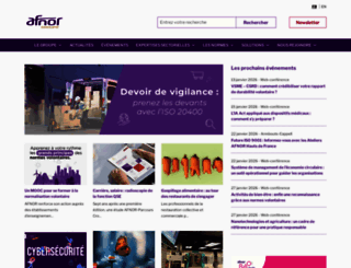 afnor.org screenshot