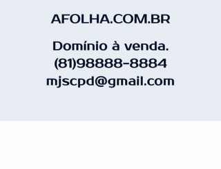 afolha.com.br screenshot