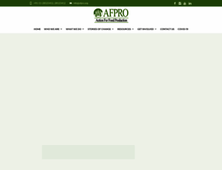 afpro.org screenshot