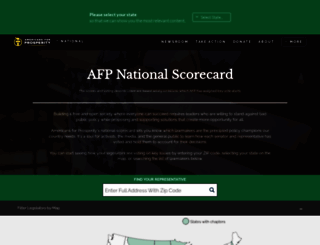 afpscorecard.org screenshot