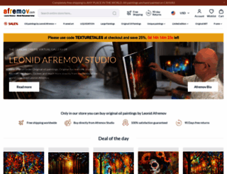 afremov.com screenshot