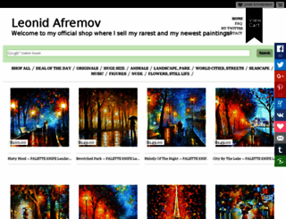 afremov.storenvy.com screenshot