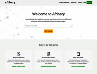 afribary.com screenshot