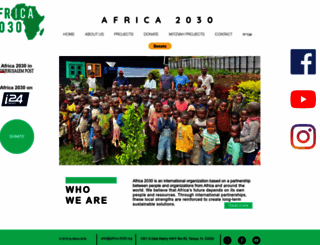 africa-2030.org screenshot