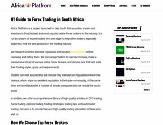 africa-platform.org screenshot