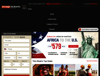 africa.asaptickets.com screenshot