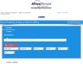 africaabroad.net screenshot