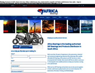 africabearings.com screenshot