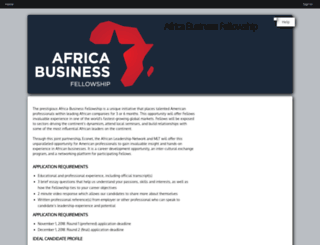 africabusinessfellow.fluidreview.com screenshot