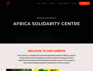 africacentre.ie screenshot