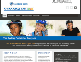 africacyclefair.com screenshot