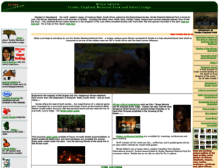 africaelephants.com screenshot