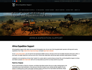 africaexpeditionsupport.com screenshot
