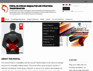 africainequalities.org screenshot