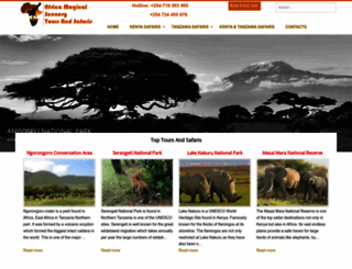africamagicalsafaris.com screenshot