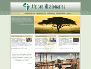 africamissionaries.com screenshot