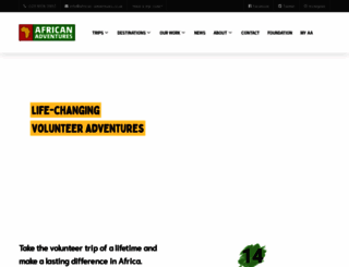african-adventures.co.uk screenshot