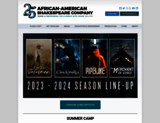 african-americanshakes.org screenshot