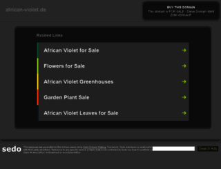 african-violet.de screenshot