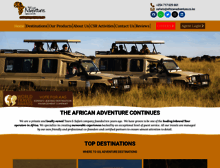 africanadventure.co.ke screenshot