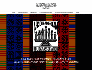 africanamericanholidays.org screenshot
