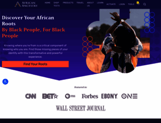 africanancestry.com screenshot