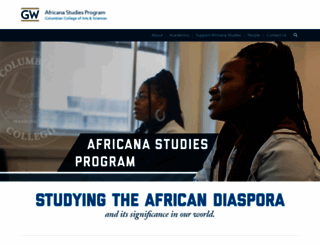 africanastudies.columbian.gwu.edu screenshot